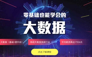 大数据数据分析师培训，大数据分析师证书含金量